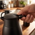 thumbnail image 3 of Stcellnmex 1 Pc Silver 68oz Insulated Stainless Steel Thermal Coffee Carafe Double Wall Vacuum Flask with Cleaning Brushes for 12 Hours Coffee Tea Heat Retention, 3 of 7
