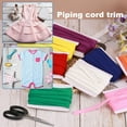 thumbnail image 5 of Piping Cord Trim 6 Yards 5/8 Inch Piping Tape for Sewing DIY Crafting Fabric Edge Trim Dark Green, 5 of 7