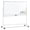 White, variant on QUEENLINK Rolling Whiteboard On Wheels, Double-Sided 72"x36" Magnetic Dry Erase Board Large White Board with Stands for Office, School, Home