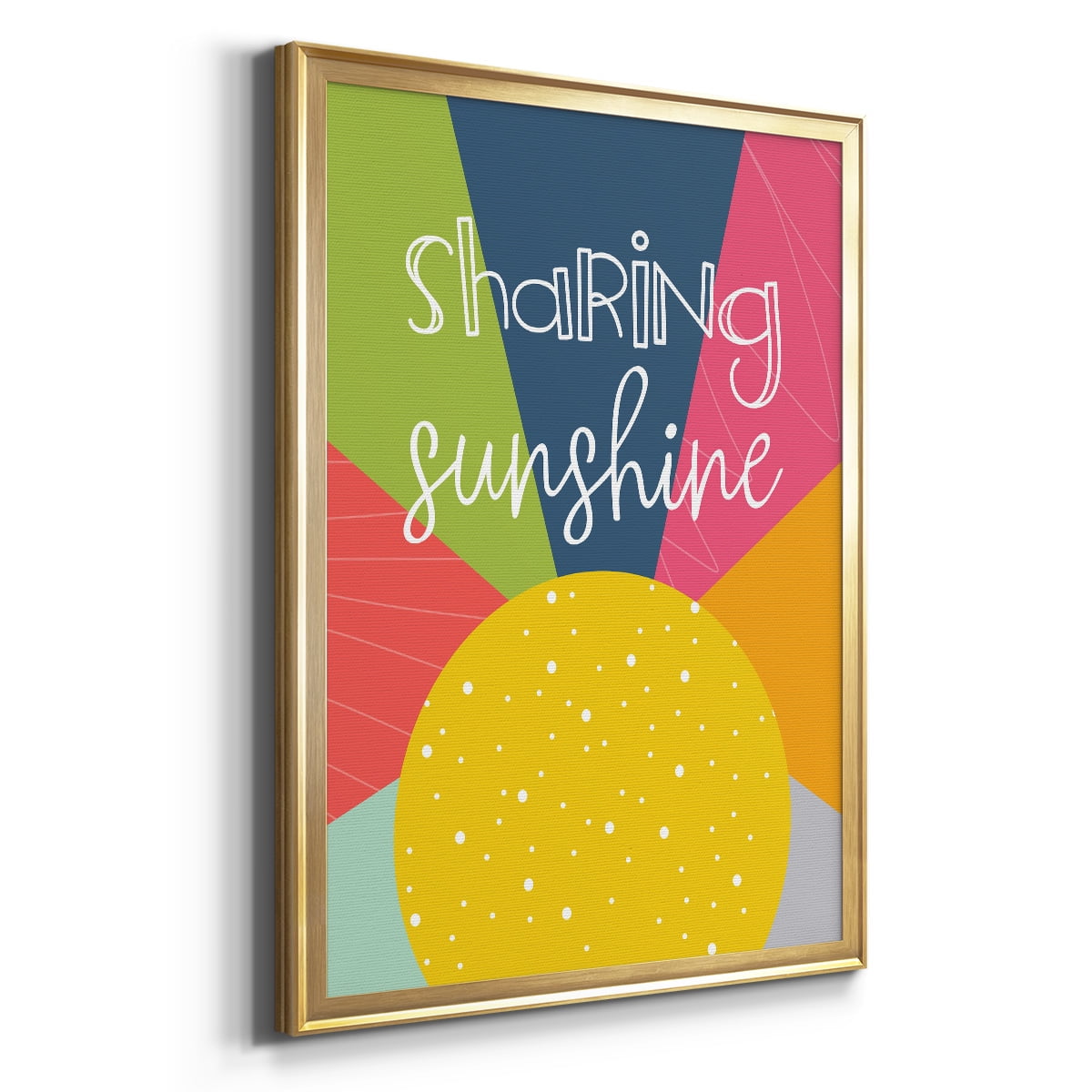 Sharing Sunshine Premium Framed Print - Ready to Hang