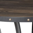 thumbnail image 4 of New Classic Furniture Crispin 48" Round Melamine Wood Dining Table in Gray, 4 of 7