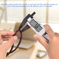 thumbnail image 3 of Herramienta De Medición De Plástico, Calibrador De Conversión De Pulgadas Y Milímetros, 3 Colores Para Medir El Hogar Pasos De Profundidad Exterior Medición De Bricolaje Pasos Mgaxyff Vernier Caliper, 3 of 8