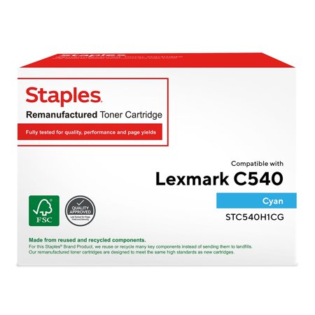 UPC: 0718103280679 | Sustainable Earth SEB REMAN LEXMARK C540 CYN TNR TRC540H1CG/SEBC