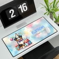 thumbnail image 3 of Happy Birthday Cute Puppy Australian Shepherd with Cake Gifts Party Hat Desk Mat Full Keyboard Mouse Pad Aussie Dog Lover Gifts Large Mousepad - 00029, 3 of 5