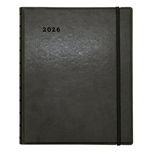 Filofax Monthly Planner, 17 Months, Bilingual, Black [C1811001]