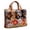 H #40, variant on 2026 Quilted tote Bag for Women,Boho Chicken Print Handbags, Vintage Patchwork Fabric Purses, Funky Floral Shoulder Pouch H