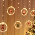 thumbnail image 3 of Hugtrwg Guirnalda Luces LED Navideñas Guirnalda Decorativa Papá Noel 3m DIY, 3 of 9