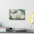 thumbnail image 6 of Beautiful White Lotus Flower Canvas Wall Art for Home Decor Ready-to-Hang, 6 of 18