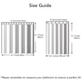 thumbnail image 4 of 1pc Luxury Gray Golden Marble Shower Curtain Set - Waterproof, Washable, and Standard Size for Bathtub - Includes 12 Plastic Hooks, 4 of 5