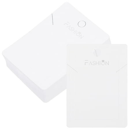 

100pcs Necklace Display Cards Necklace Showing Cards Paper Necklace Display Tags