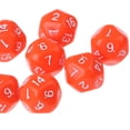 thumbnail image 3 of 10 piezas de acrílico de 16 dados laterales poliédricos dados 16-Die D16 para de de , Naranja Hugo Dados poliédricos, 3 of 7