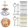 thumbnail image 2 of Juego de 10 accesorios para soportes de tartas, bandeja escalonada para soportes de tartas de 3 niveles, herrajes, 2 of 5