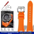 thumbnail image 3 of Correa de reloj de silicona de resina para Casio PRG-240 PRG-130Y/T PRW-1500 PRG-130, accesorios para deportes al aire libre, pulsera impermeable, 3 of 5