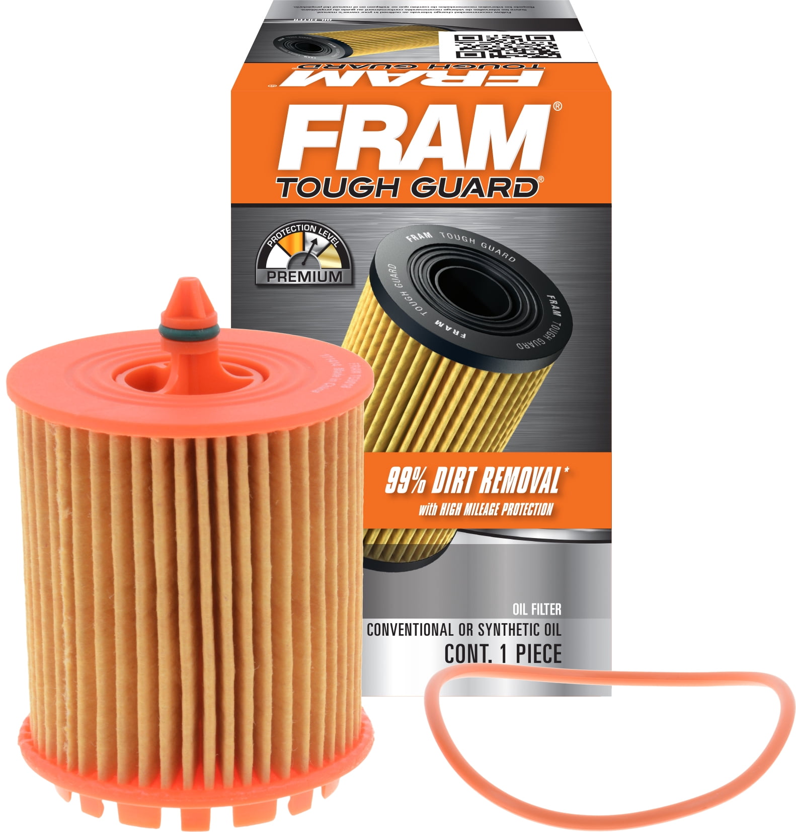 FRAM Tough Guard Filter TG9018, 15K mile Change Interval Oil Filter