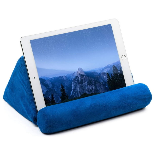 Ideas In Life Tablet Pillow for iPad Microfiber Stand Blue Walmart