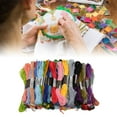 thumbnail image 3 of Embroidery Thread, 100 Colours 8 Meters Per Skein Premium Cotton Bright Color  Stitch Thread  For Handicrafts For Needlecraft For DIY, 3 of 8