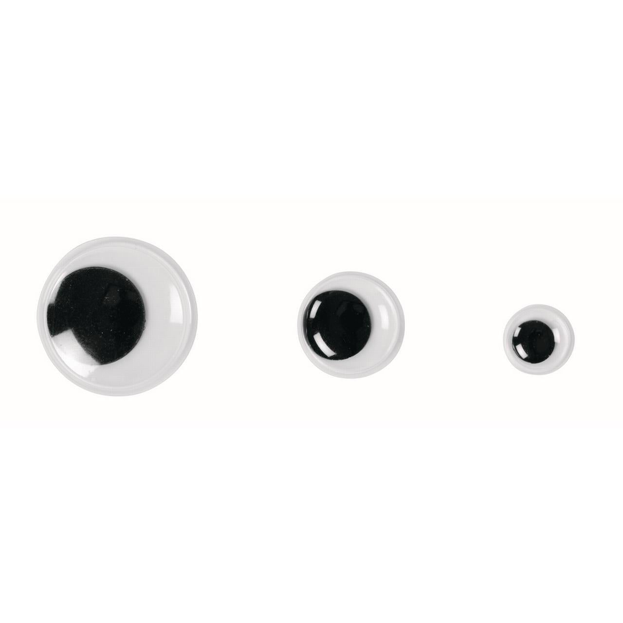 Colorations Self-Adhesive Wiggly Eyes in Tray - 875 Pieces