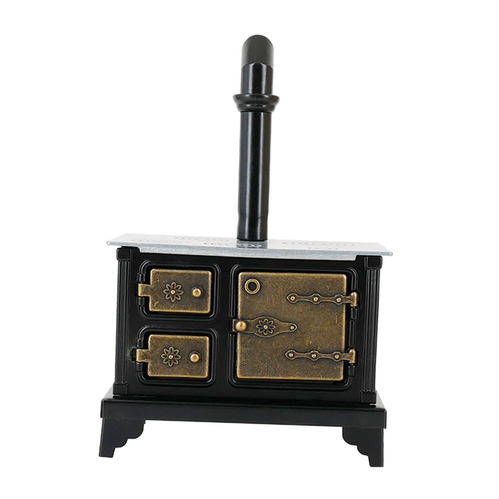 kusrkot 1 12 Dollhouse Stove Metal Dollhouse Furniture Decoration Accessory for Children