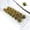 Brown, variant on 20 Static Grass Bushy Tufts DIY Miniature Terrain Model Artificial Grass Diorama Supplies for rain Landscape Railroad Scenery Sand Military Layout War Gaming(Green)