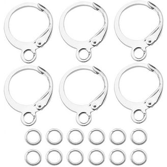 600pcs Earring Making Kit - Stainless Steel French Hooks, Jump Rings & Silicone Backs, DIY Jewelry Supplies