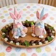 thumbnail image 3 of 2PCS Easter Gnomes Decorations for Home 9.8",Large Spring Handmade Bunny Drawf Stuffed Toy Faceless Doll Gift for Indoor Tabletop Tray Festival Decor Home Office Ornament Easter Basket Fillers, 3 of 10