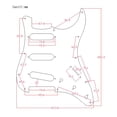 thumbnail image 4 of de para de guitarra para diestros USA shamjiam Plackguard scratch plate, 4 of 4
