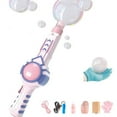 thumbnail image 1 of Rechargeable Smoke Bubble Machine Wand for Kids, Colorful Elastic Fog Bubble Maker with LED Lights & Bubble Water, Interactive Outdoor Party Toy for Ages 3+, 1 of 8