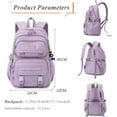 thumbnail image 4 of Backpack for All Age Man Woman Colorful, Multi-pocket Bag Daypack, 4 of 7