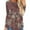 B-02 Floral Print Pink, variant on HOWCOME Fall Long Sleeve Side Split Casual Loose Tunic Womens Blouses