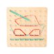 thumbnail image 1 of Gráfico creativo de madera Geoboard Peg Board Montessori preescolar juguetes educativos para niños chico oso de fresa Hogar, 1 of 5