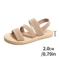 thumbnail image 5 of Women's Elastic Strap Platform Sandals - Comfortable Open Toe Footwear, Trendy Braided Rope Edge Design, Breathable Summer Beach Slides, Multi - Color Casual Walking Shoes, Versatile Daily Wear, 5 of 5