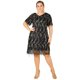 thumbnail image 1 of Vestido Con Lentejuelas Purpurina Brillante Cuello V Cóctel Feista Talla Grande Para Mujer Negro XL Unique Bargains Vestido, 1 of 6