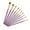 Purple, variant on HHGBAD Acrylic Paint Brush Set, 10Pcs Nylon Hair Brushes, Artist Quality, Versatile for Detailing, Ideal for Acrylic, Watercolor, Oil, Miniatures, Crafts, Body Art Painting