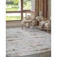 thumbnail image 3 of Modern Abstract Area Rug Carpet X Rugs for Living RoomMachine Washable Rugs for Bedroom Dining Living Room Rug Grey MultiColor, 3 of 9