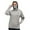 Light Heather Grey, variant on Women’s Fleece Fishing Hoodie with Neck Gaiter Water Resistant Performance Hiking Sweatshirt Pullover