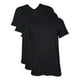 thumbnail image 1 of Camiseta Columbia de algodón negro con cuello en V y manga corta, 1 of 2