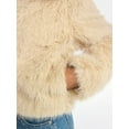 thumbnail image 4 of No Boundaries Faux Fur Coat, Women's and Plus, 4 of 6