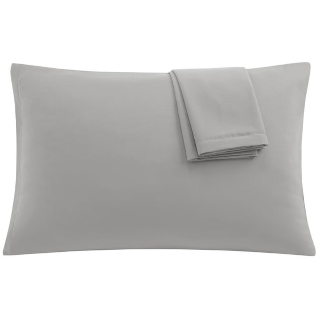 Unique Bargains Taies d'Oreiller en Microfibre 1800 à Fermeture Éclair 2 Pcs