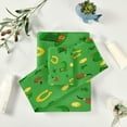 thumbnail image 6 of Coolnut St. Patrick Clover Towel Set of 3 with Bath Towel, Hand Towel and Wash Cloth, Soft, Quick Drying and Comfortable Towels for Bathroom Kitchen Home Travel Hotel Gym Washcloth Gift, 6 of 7