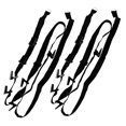 thumbnail image 4 of WRITWAA 2Pcs Over Door Hanging Organizer Bag PP Black for Household Users, 4 of 6