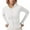 White, variant on Luwomo Casual Jackets Womens Hooded Zip Up Lightweight Long Sleeve Yoga Coat Outdoor Sports Everyday Wear Blouses Black,L