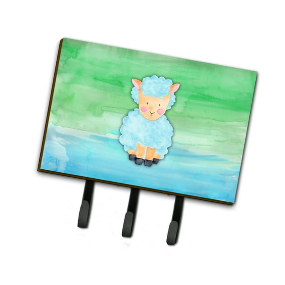 Sheep Lamb Watercolor Leash or Key Holder