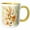 Yellow/White, variant on 3drose, Peach Irises, 11oz Magic Transforming Mug