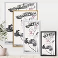 thumbnail image 4 of Designart 'Ancient Lotus Flowers' Traditional Framed Canvas Wall Art Print, 4 of 5