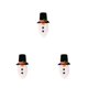 thumbnail image 1 of Bewildely Cubierta de botella de vino de Navidad Festival Barba blanca Atmósferas de fiesta Decoración de tapa Reutilizable Adorno de de bebida Type4 NO4, 1 of 6