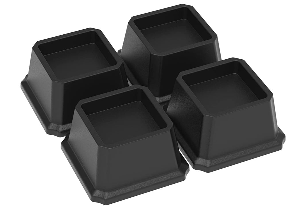 4pcs Bed Rubber Risers Adjustable Furniture Risers Sofa Table Heights