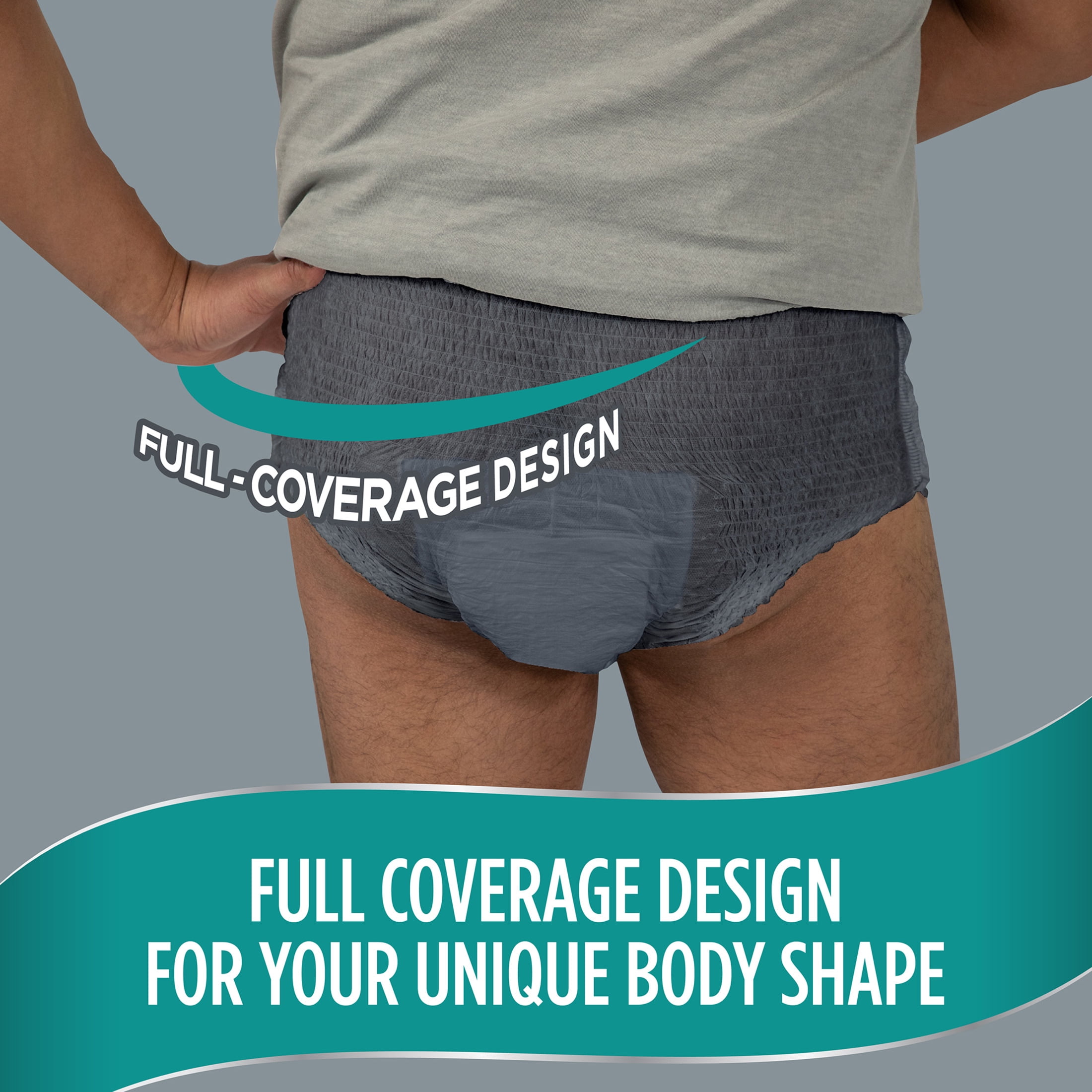 Assurance Men's Incontinence Underwear, S/M, Maximum Absorbency, 36 Count