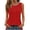Red, variant on Women's Sleeveless Chiffon Crew Neck Blouses Dressy Casual Tank Tops 2026 Summer Tunics Office Work Shirts