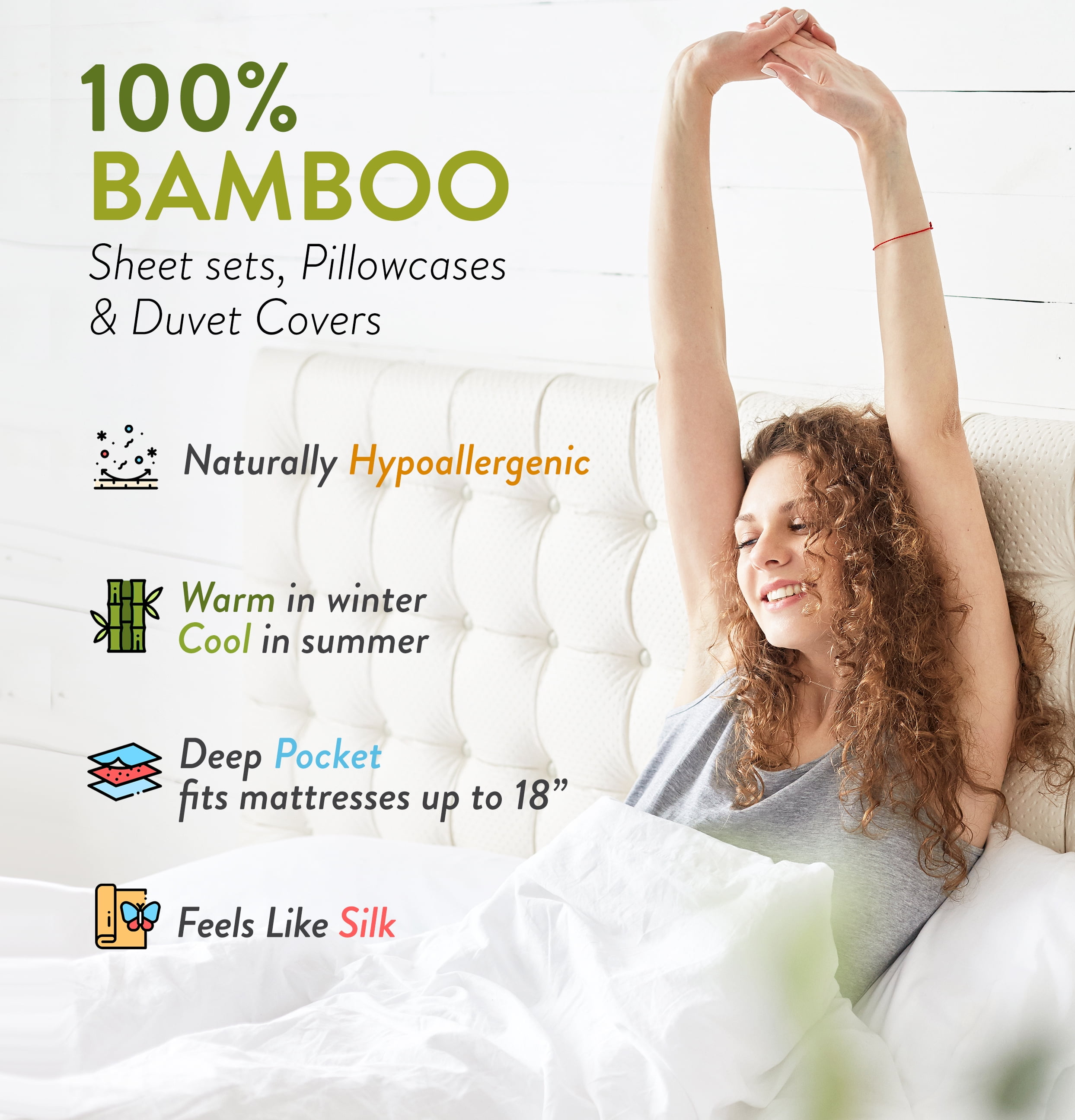 Robee Rayon from Bamboo Solid Deep Pocket Sheet Set