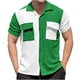 thumbnail image 1 of Camisas de Manga Corta de los Hombres Collar de Vuelta de la Solapa, Blusa Casual para el Aire Libre, el Ocio Y el Uso Diario Del Verano, 1 of 5